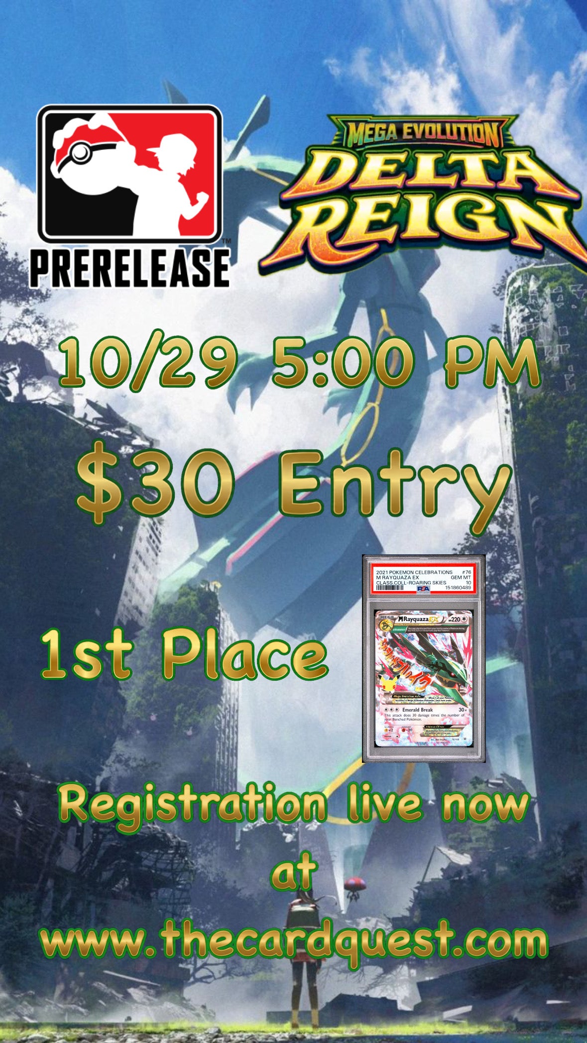 Delta Reign Prerelease Tournament Entry