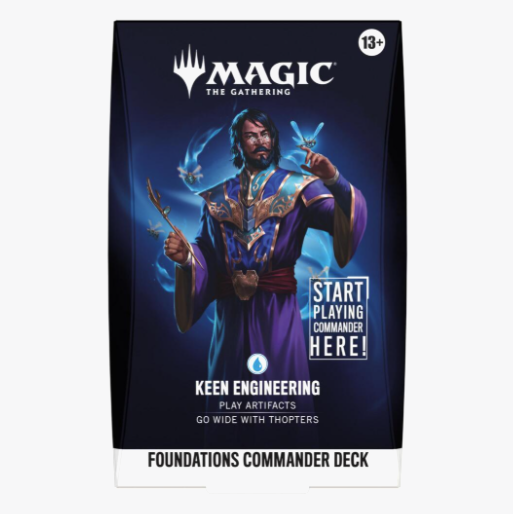 MTG Foundations Keen Engineering Commander Deck