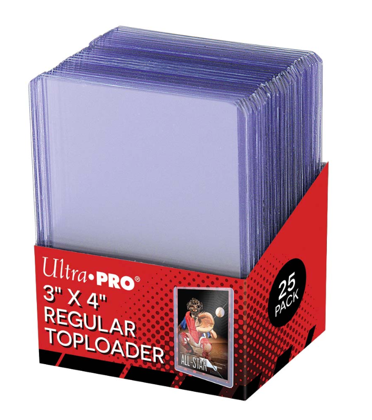 3"x4" Clear Regular TOPLOADER® Sleeves (25ct) for Standard Size Cards