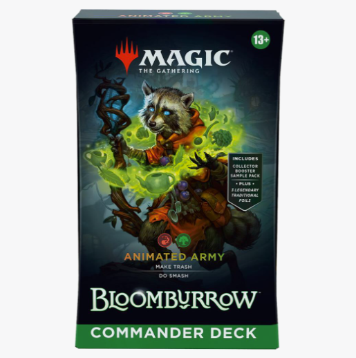 MTG Bloomburrow Animated Army Commander Deck