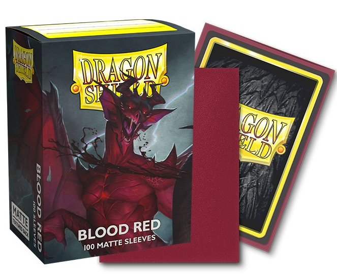 Dragon Shield Sleeves Matte 100CT Pack: Choose Your Color!