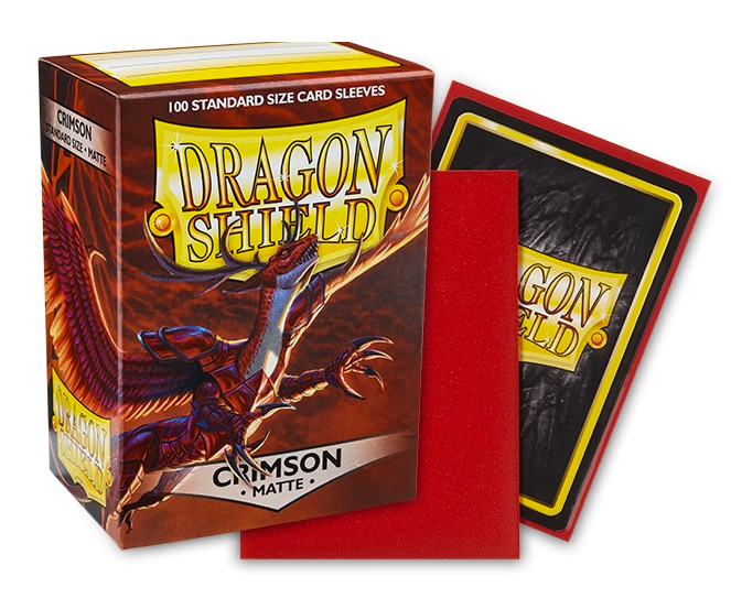 Dragon Shield Sleeves Matte 100CT Pack: Choose Your Color!