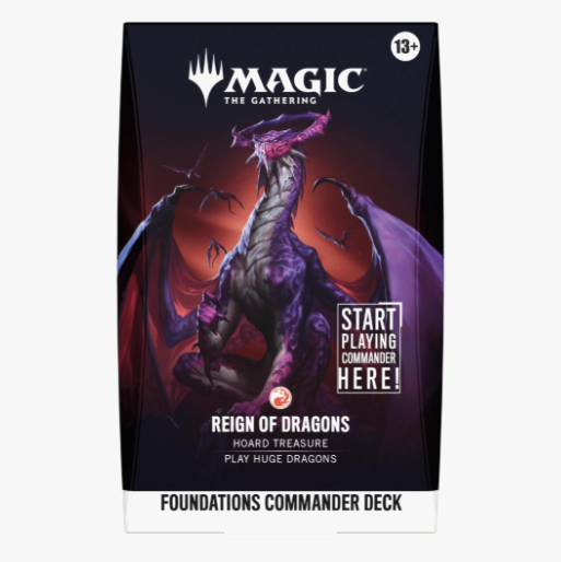 MTG Foundations Reign of Dragons Commander Deck