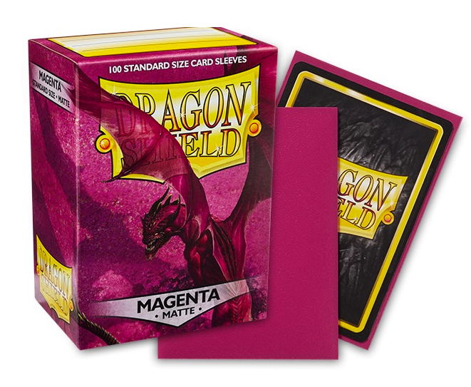 Dragon Shield Sleeves Matte 100CT Pack: Choose Your Color!