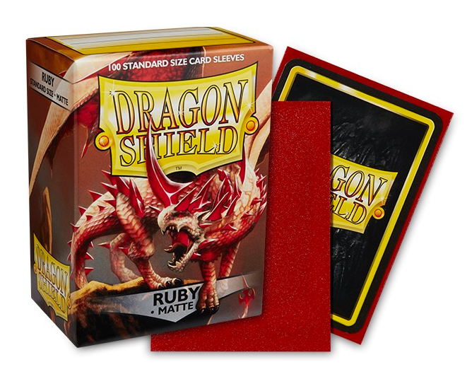 Dragon Shield Sleeves Matte 100CT Pack: Choose Your Color!