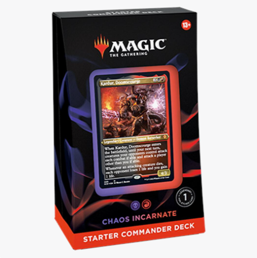 MTG Starter Chaos Incarnate Commander Deck