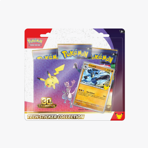 30th Celebration Tech Sticker Collection [Lucario]