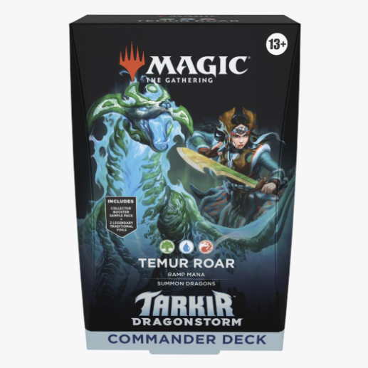 MTG Tarkir Dragonstorm Temur Roar Commander Deck