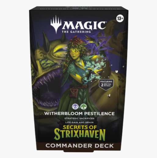 MTG Secrets of Strixhaven Witherbloom Commander Deck